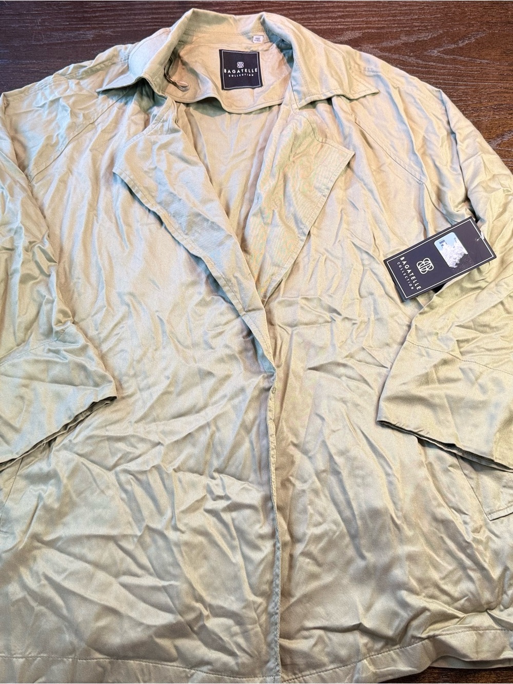 bagatelle Olive Green Lightweight Blazer Jacket